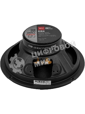Колонки автомобильные ACV DRALL DR8 (без решетки) 300Вт 96дБ 3Ом 20 см (8 дюйм) (ком.: 2 кол.) широкополосные однополосные