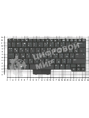 Клавиатура для ноутбука HP EliteBook 2530P черная