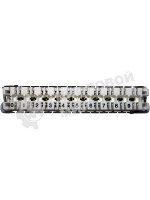 Плинт Lanmaster TWT-LSA10P-DIS-5E 10 пар LSA-PROFIL размык. ABS пластик