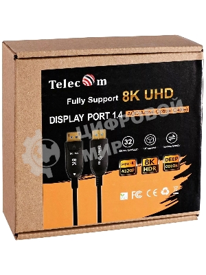 Активный оптический кабель Telecom DP1.4 8K@60Hz 30м TCG2130-30M