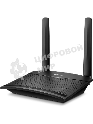 Роутер беспроводной TP-Link TL-MR100 N300 10/100BASE-TX/4G(3G) cat.4 черный