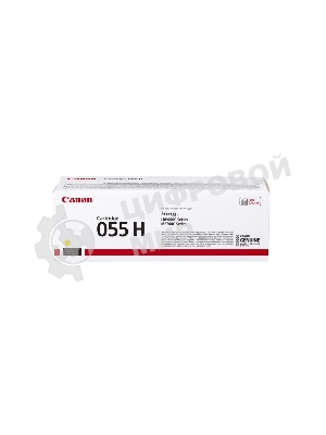 Картридж лазерный Canon 055 H Y (3017C002) желтый (5900 стр.) для Canon i-SENSYS серий MF740, LBP660