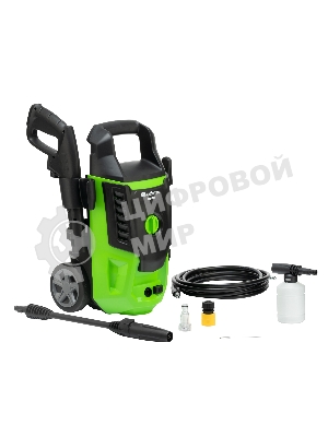 Моечная машина высокого давления Сибртех АМ-1800, 1800 Вт, 140 бар, 350 л/ч, колесная