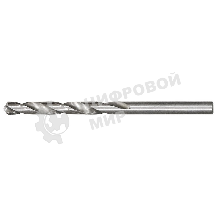 Сверло Matrix по металлу, 8,0 мм, полированное, HSS, 10 шт. цилиндрический хвостовик