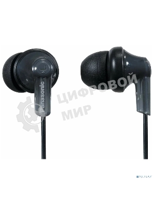 Проводные наушники Panasonic RP-HJE120 черный, внутриканальные, Jack 3.5 мм