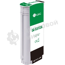 Картридж струйный G&G GG-B3P22A №727 черный матовый (130 мл) для HP DJ T920/T1500/T2530