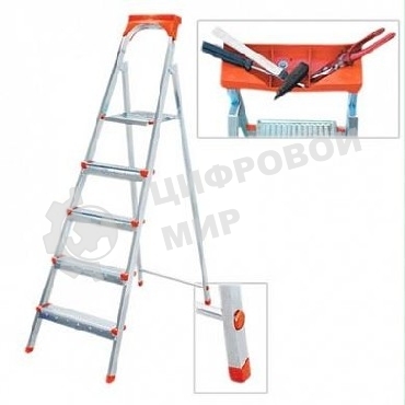 Стремянка UFUK 6 ст. стальная 