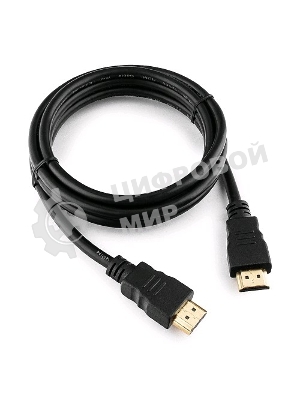 Кабель Cablexpert HDMI CC-HDMI4-6, 19M/19M, v2.0, медь, позол.разъемы, экран, 1.8м, черный, пакет