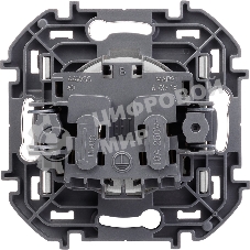 Розетка 2К 16А 250 В алюминий