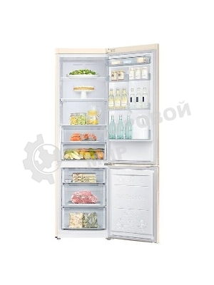 Холодильник Samsung RB37A5200EL/WT бежевый двухкамерный 269/98л морозилка снизу, No Frost