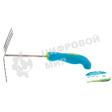 Мотыжка комбинированная Palisad PREMIUM PLUS 70х290 мм, нерж. сталь, двухкомпонентная рукоятка