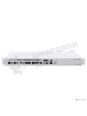 Маршрутизатор MikroTik CRS312-4C+8XG-RM Cloud Router Switch 8х 1G/2.5G/5G/10G RJ45, 4х 10G RJ45/SFP+ with RouterOS L5, 1U rackmount enclosure