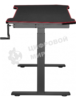 Стол компьютерный Cactus CS-MDL-BK столешница МДФ, черный