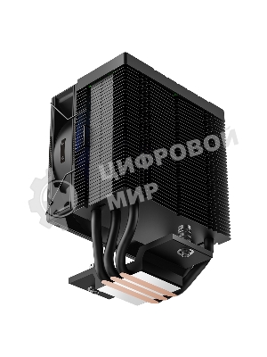 Кулер для процессора PCCooler R300 ARGB BK черный 92мм алюминий+медь 2200rpm 30db 4-pin 150W 133мм