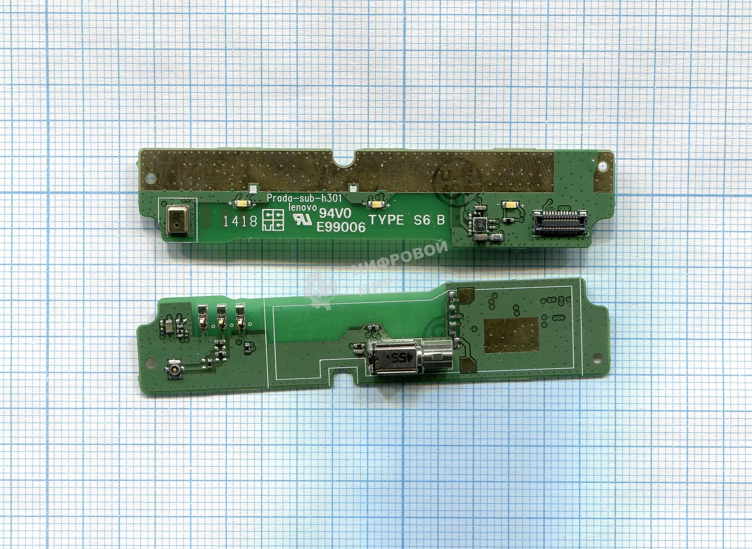 Плата разъема питания с микрофоном для Lenovo P780