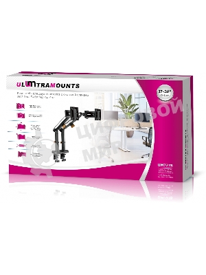Кронштейн для мониторов Ultramounts UM727B черный 17