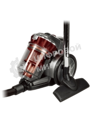 Пылесос SUPRA VCS-2024 серый, 230/2000 Вт, уборка сухая, пылесборник контейнер 2 л