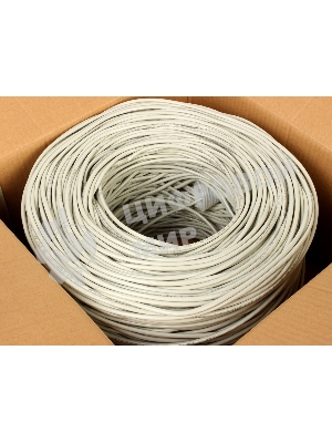 Кабель Cablexpert, UTP5e, 4 пары, 0.40 мм, CCA, однож., 305 м, серый UPC-5040E-SOL 