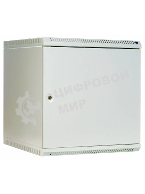 Шкаф настенный ЦМО ШРН-Э-9.500.1 9U 600x520 мм пер. дв. стал. лист несъемные бок. пан. серый