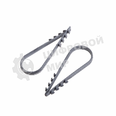 Дюбель-хомут нейлоновый PROconnect 19-25 мм, серый, упаковка 100 шт.