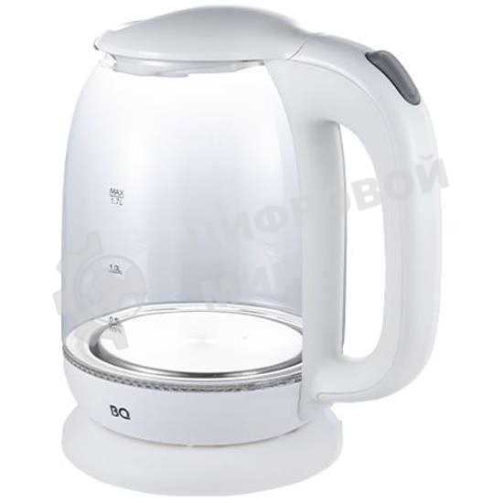 Чайник электрический BQ KT1830G, 2200Вт, 1.7л, белый