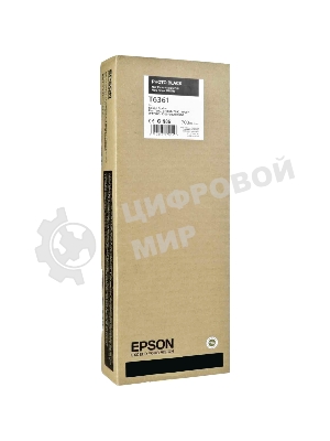 Картридж струйный Epson C13T636100 фото черный (700 мл) для Stylus Pro 7900/9900