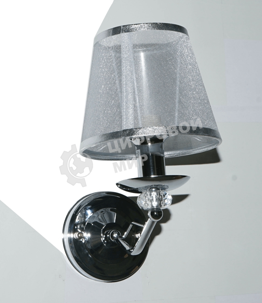 Бра Hiper E27х1х60Вт Белый/хром H027-1