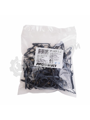 Дюбель-хомут нейлоновый PROconnect 19-25 мм, серый, упаковка 100 шт.