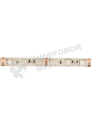 Лента светодиодная силикон, 10 мм, IP65, SMD 5050, 60 LED/m, 12 V, цвет свечения RGb