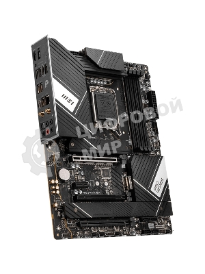 Материнская плата MSI PRO Z790-A WIFI, LGA1700, Intel Z790, 4xDDR5, 6xSATA, 4xM.2, 1xPCIe 5.0 x16, 1xPCIe 4.0 x4, 1xPCIe 3.0 x1, 1xDP, 1xHDMI, 1x2.5Gb LAN, Wi-Fi 6E, Bluetooth 5.3, 1xUSB-C 20Gbps, 3xUSB-A 10Gbps, 2xUSB-A 5Gbps, 2xUSB-A 2.0, 5x3.5 мм, 7.1, ATX
