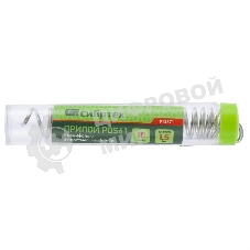 Припой с канифолью Сибртех, D 1,5 мм, 10 г, POS61, в пластмассовой тубе