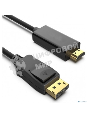 Кабель DP KS-is KS-744-3 20M HDMI 19M 4K экран.3м