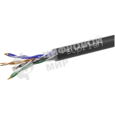 Кабель информационный Suprlan Premium 01-1012-2, cat.5e FTP 4 пары X24AWG PVC внутренний, 305м, серый