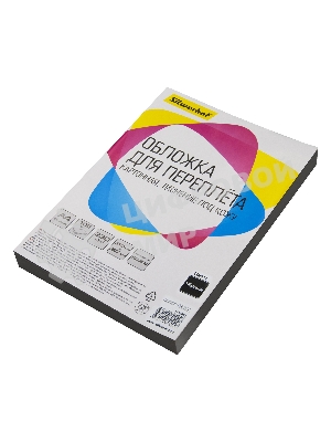 Обложки для переплёта Silwerhof A4 230г/м2 черный (100шт) (1449083)