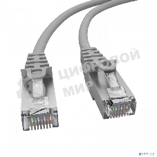 Патч-корд NTSS PREMIUM 2xRJ45/8P8C, T568B FTP CAT5e LSZH 3 метра, серый NTSS-PC-PM-FTP-RJ45-5e-3.0-LSZH-GY