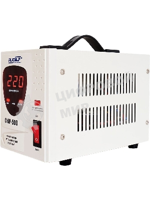 Стабилизатор напряжения Rucelf СтАР-500 0.5кВА однофазный белый