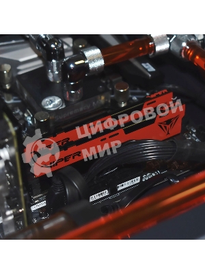 Оперативная память Patriot Viper Elite II, DDR4, 32GB (1x32 GB), 3200 MHz, CL18, DIMM, радиатор, красный, черный