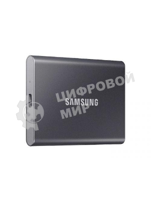 Внешний SSD Samsung T7, 2TB, USB 3.2 Gen 2 Type-C, R/W 1050/1000, титан