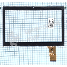 Сенсорное стекло (тачскрин) AT-C1088, черное