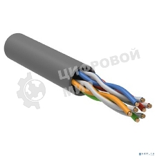 Кабель информационный ITK GENERICA BC1-C5E04-111-305-G кат.5е U/UTP не экранированный 4X2X24AWG PVC внутренний серый