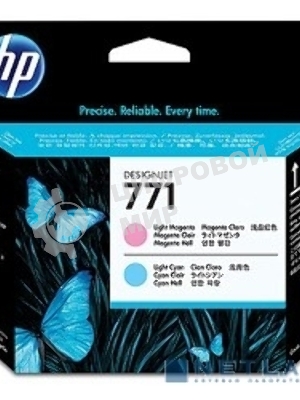 Картридж струйный HP CE019A светло-голубой/светло-пурпурный печатающая головка для HP DJ Z6200