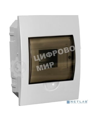 Бокс ЩРВ-П-6 мод. встраив. пластик IP41 GENERICA IEK MKP12-V-06-41-G