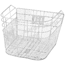 Велокорзина передняя JL-027 белая для 28