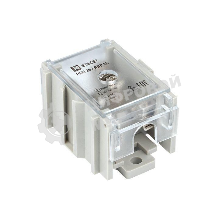 Распределительный блок проходной РБП 35 (1х35 - 4х6 мм2) 125/50 А EKF PROxima RBP-35-50 EKF