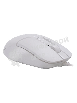 Мышь проводная A4Tech Fstyler FM12S белый, 1200 dpi, USB, кнопки - 3