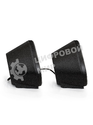 Акустическая система 2.0 ExeGate EX289680RUS Accord 210 (питание USB, 2х3Вт (6Вт RMS), 60-20000Гц, черный, RGb подсветка)