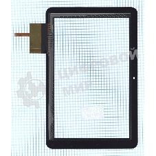 Сенсорное стекло (тачскрин) QSD E-C100013-04, черное