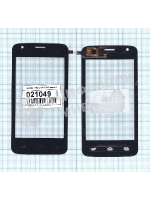 Сенсорное стекло (тачскрин) для Micromax Q325, черное