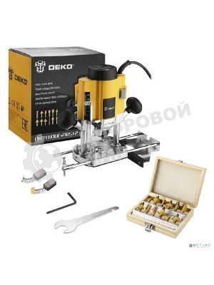 Фрезер Deko DKR1600E 1600Вт 30000об/мин макс.ход:52мм
