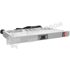 Модуль вентиляторный NTSS (NTSS-FAN3/19T) 3 вент. с термостатом с контроллером серый